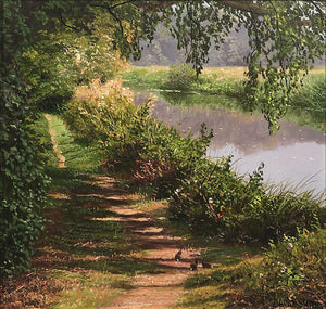 RIVERSIDE PATH - Original Oil Painting